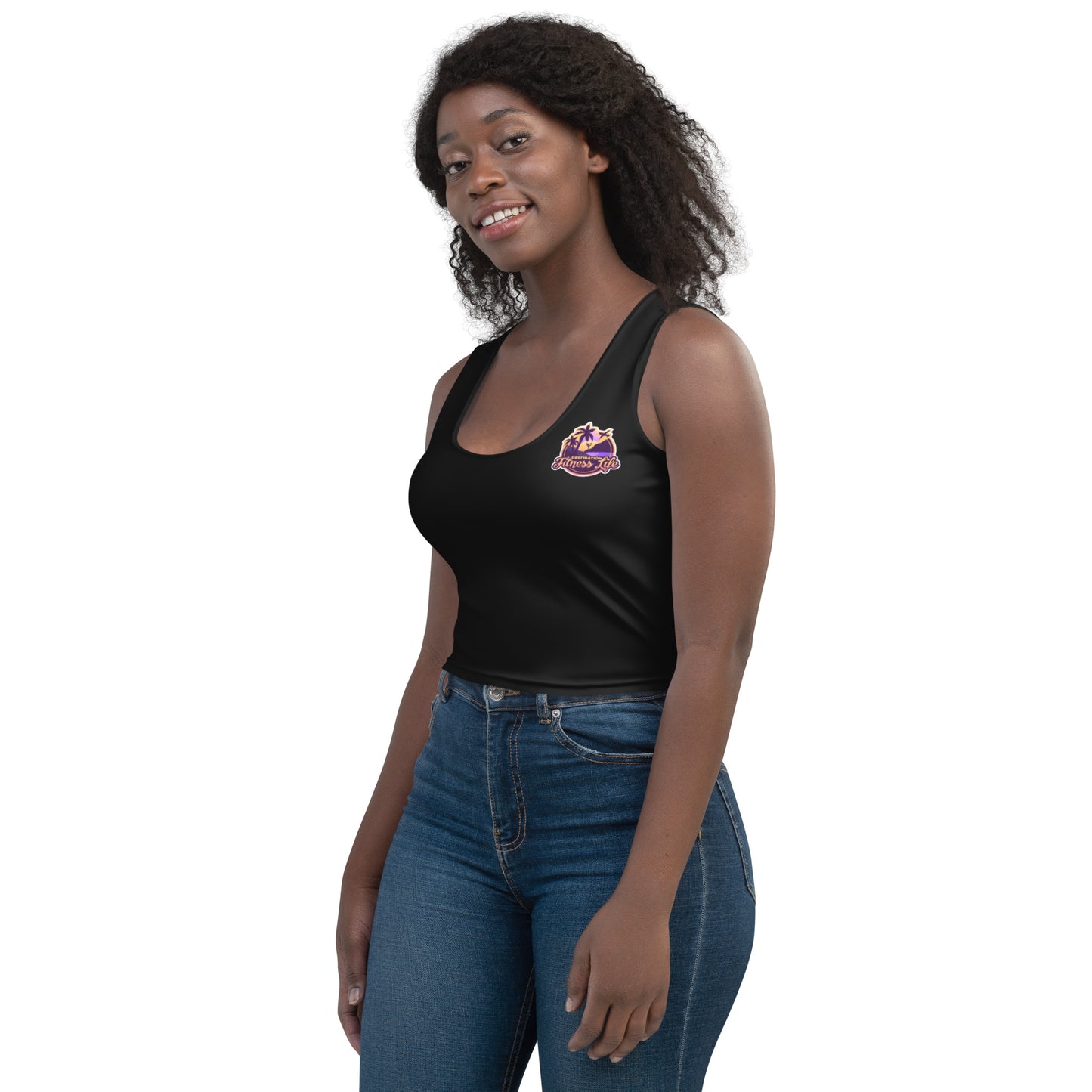 DFL Crop Top Black