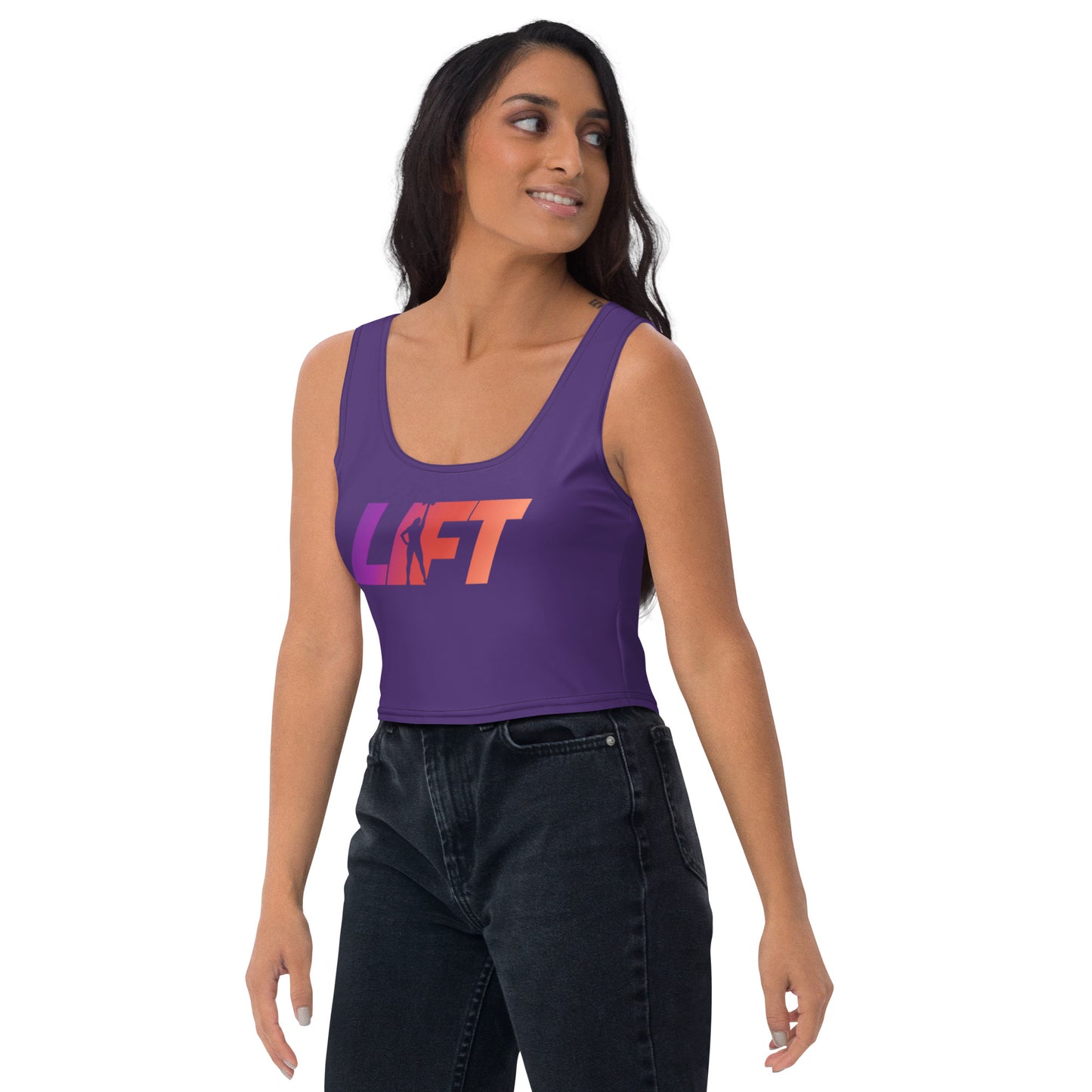 LIFT Crop Top Purple