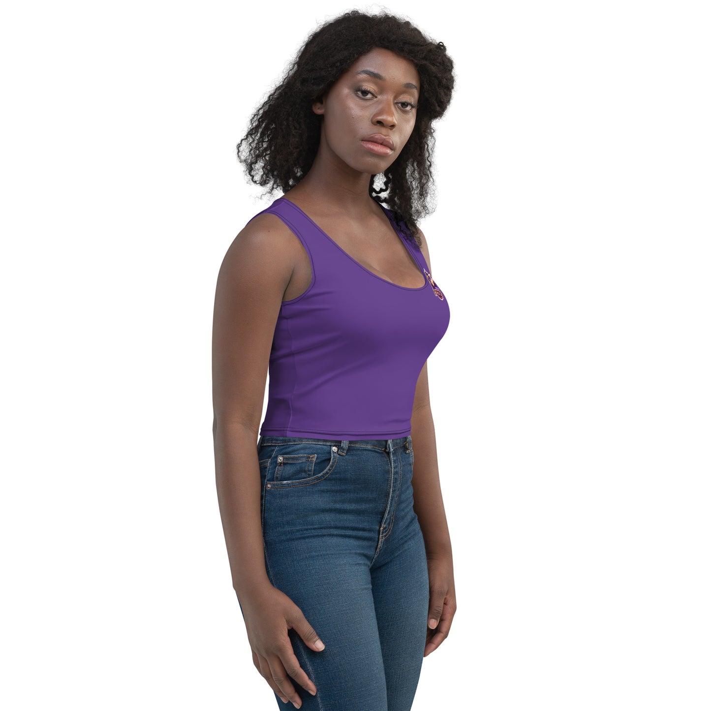 DFL Crop Top Purple