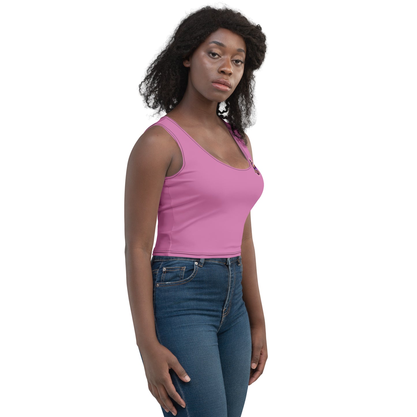 DFL Crop Top Blush Mauve