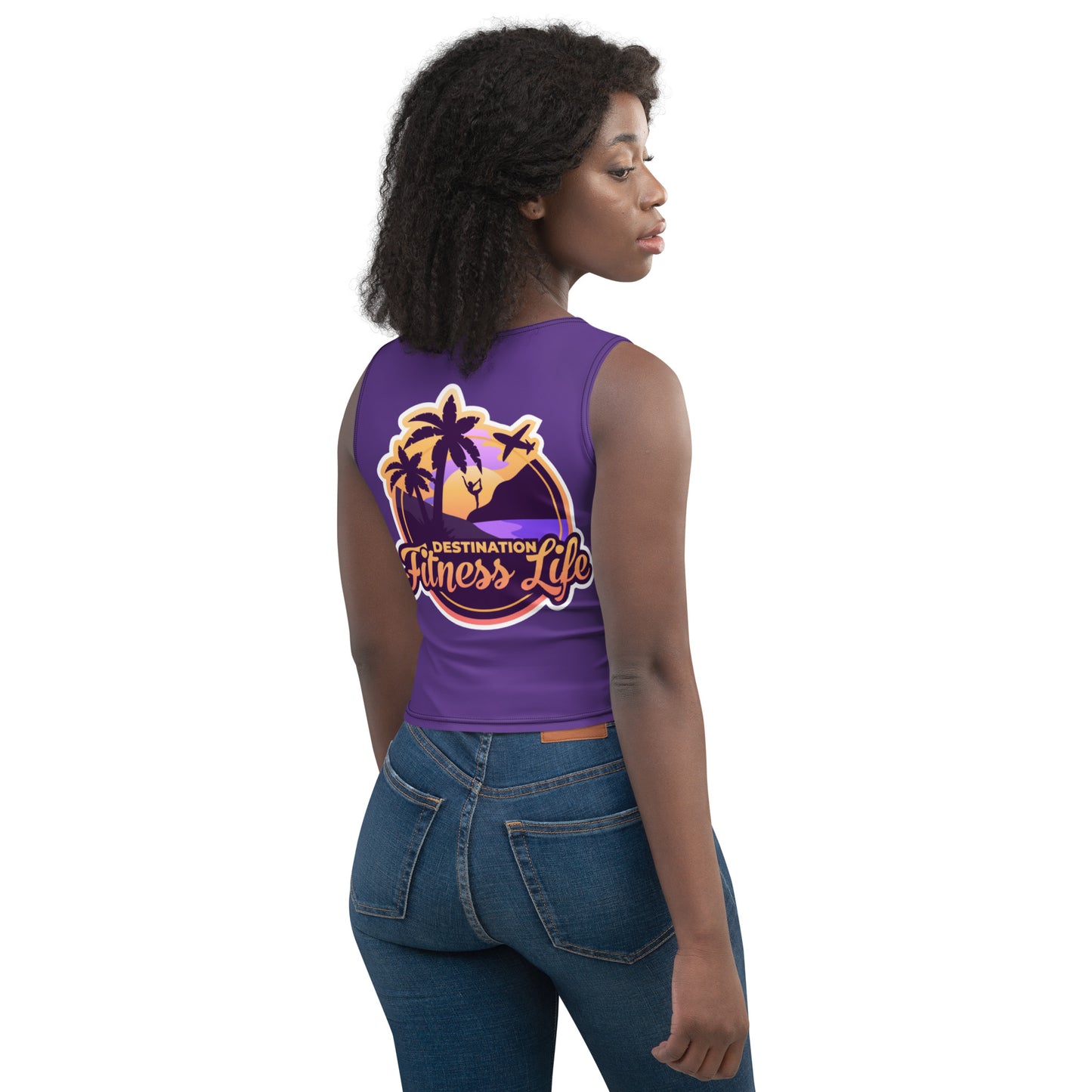 DFL Crop Top Purple