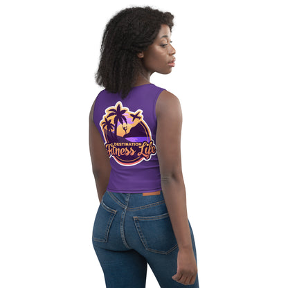 DFL Crop Top Purple