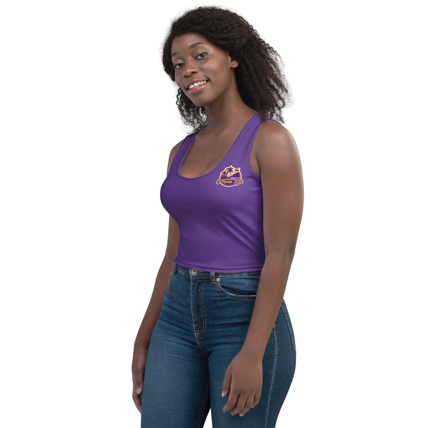 DFL Crop Top Purple