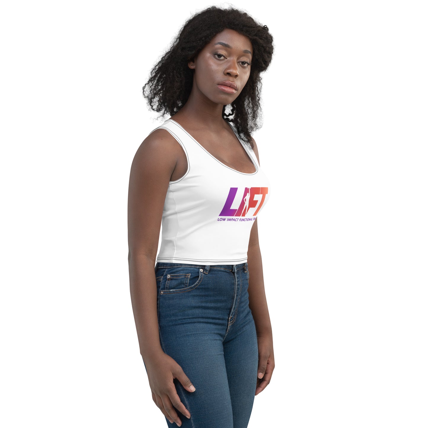 LIFT Crop Top White