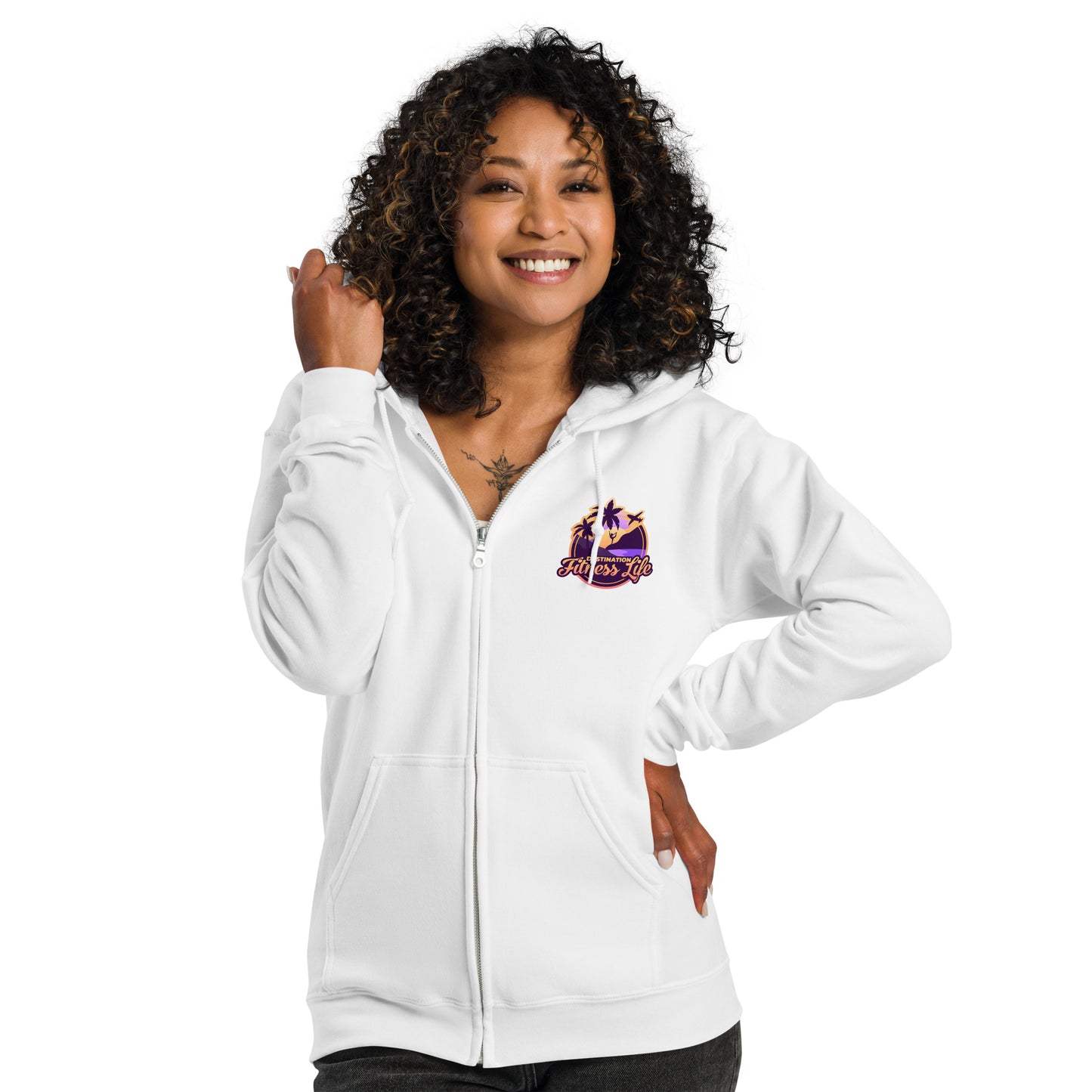 DFL Unisex heavy blend zip hoodie