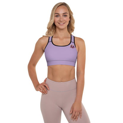 DFL Padded Sports Bra Light Purple