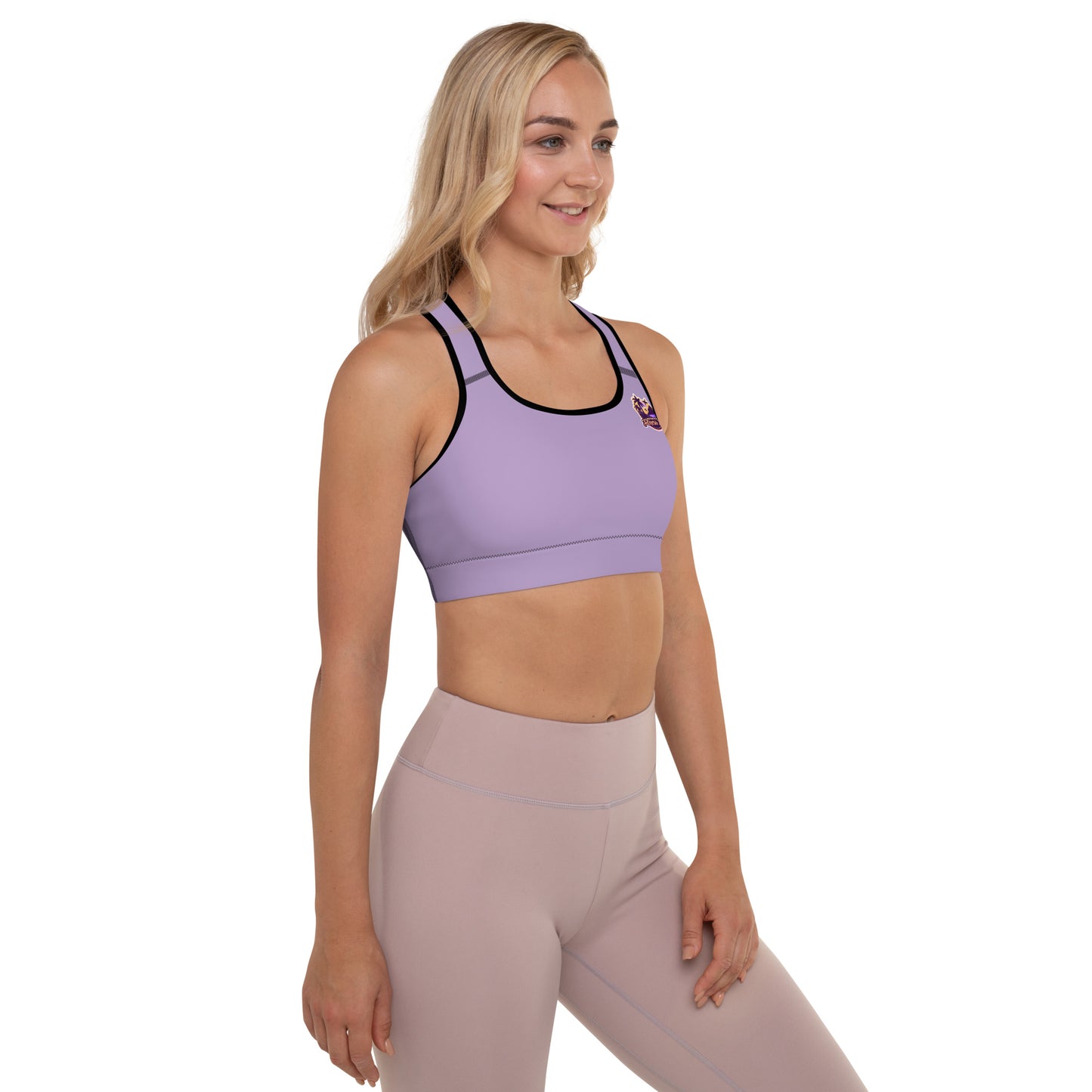 DFL Padded Sports Bra Light Purple