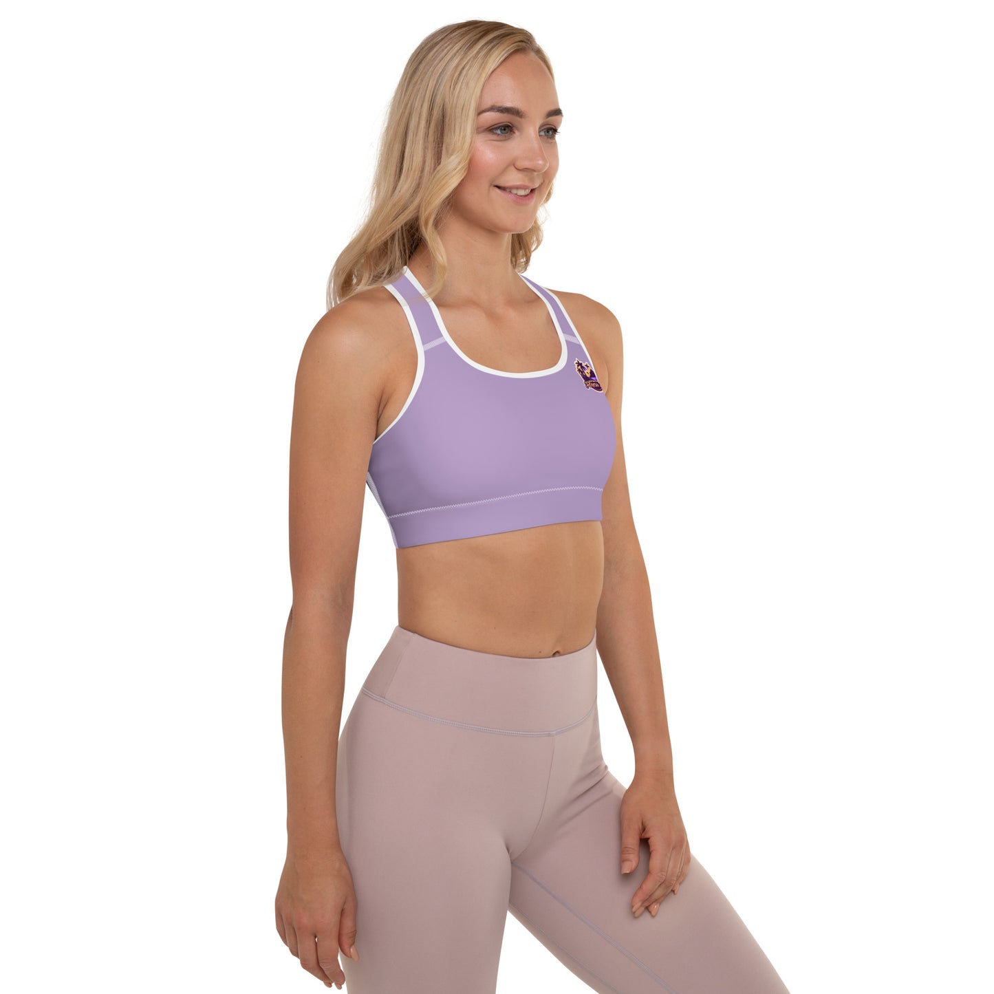 DFL Padded Sports Bra Light Purple