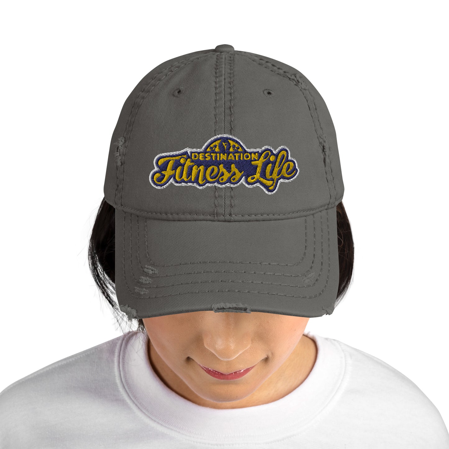 DFL Distressed Hat Yellow Logo